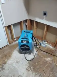 Fire damage demolition and cleanup in an Oklahoma home